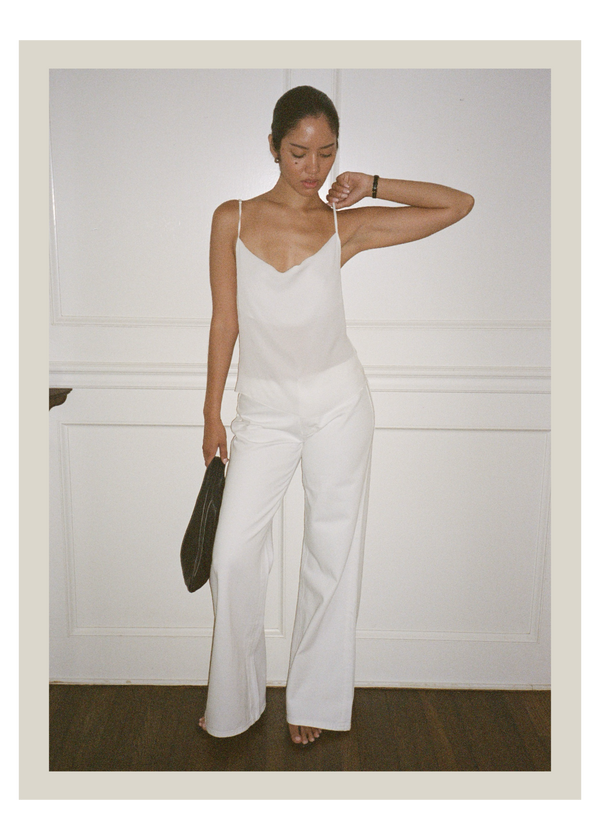 agnes jean in white denim