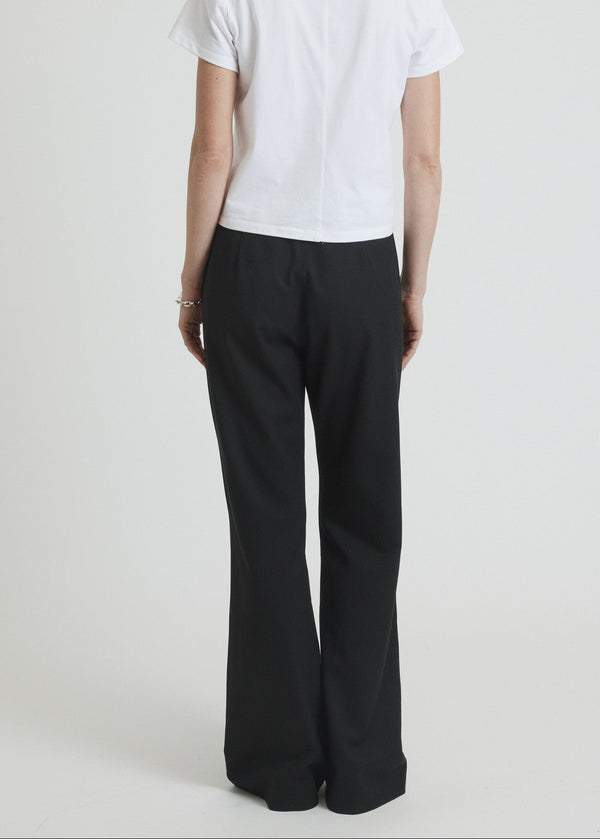 jordan trouser in black suiting twill