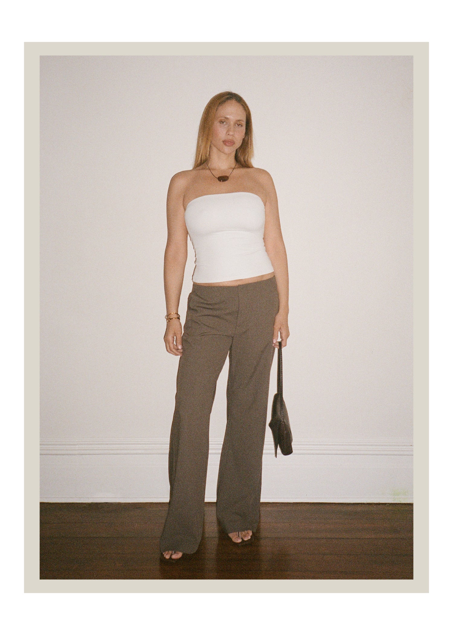 jordan trouser in taupe lightweight twill
