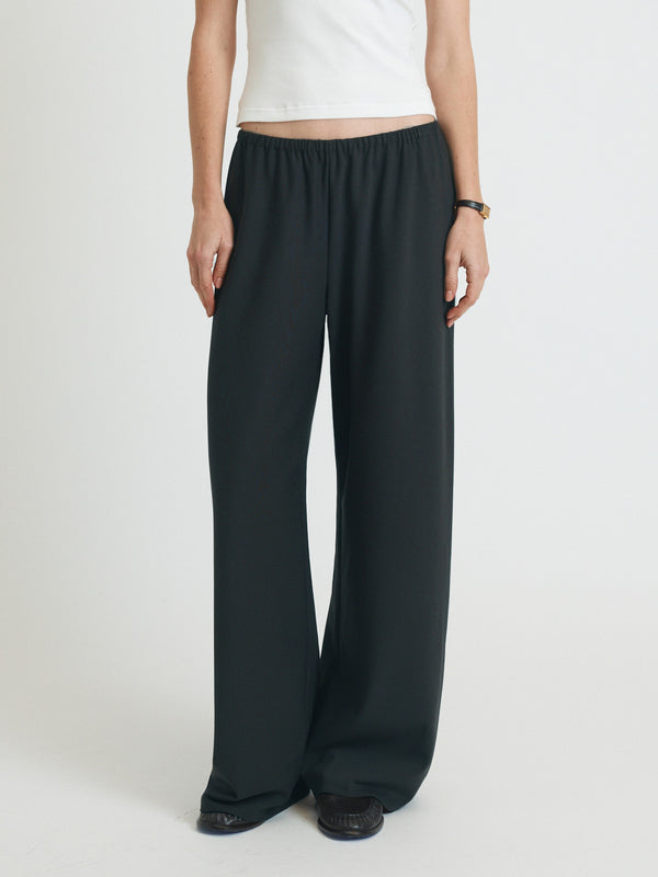 james pant in charcoal suiting twill - preorder