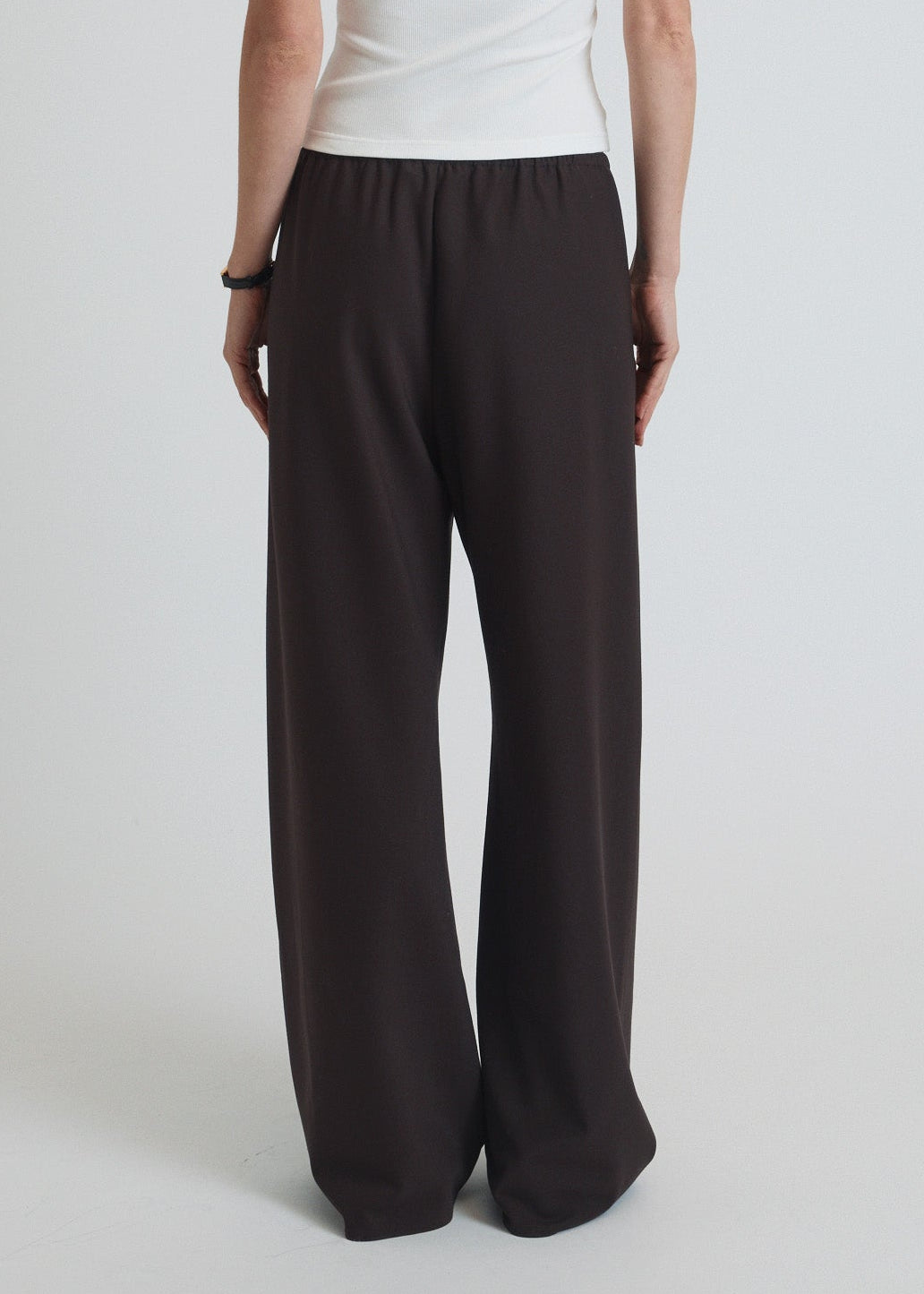 james pant in chocolate suiting twill