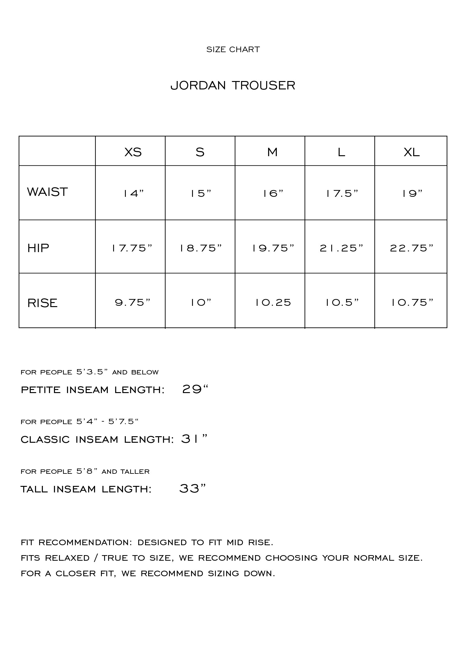 jordan trouser in black suiting twill