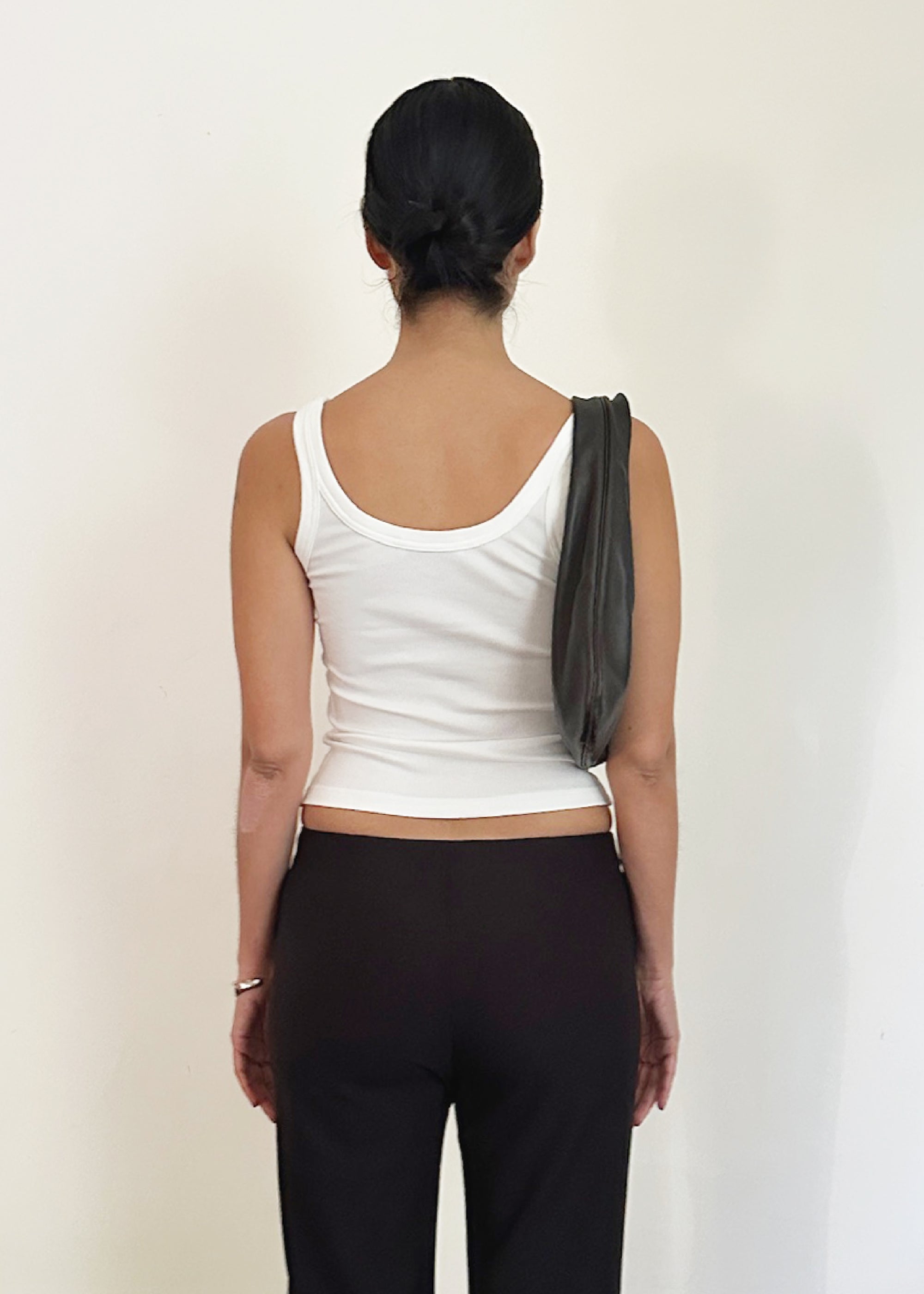 bold tank in white rib